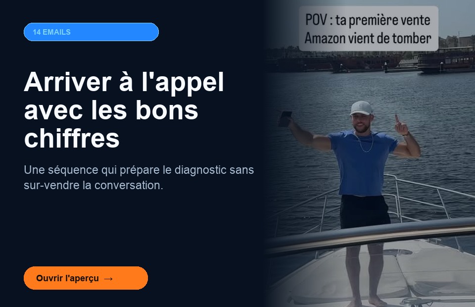 Emails pré-appel